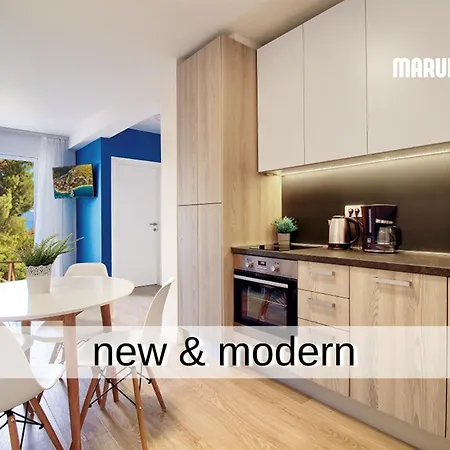 Marula - 5 Min Walk To Beach, Supermarkets, Restaurants - Balcony, Parking & Bicycles Daire *